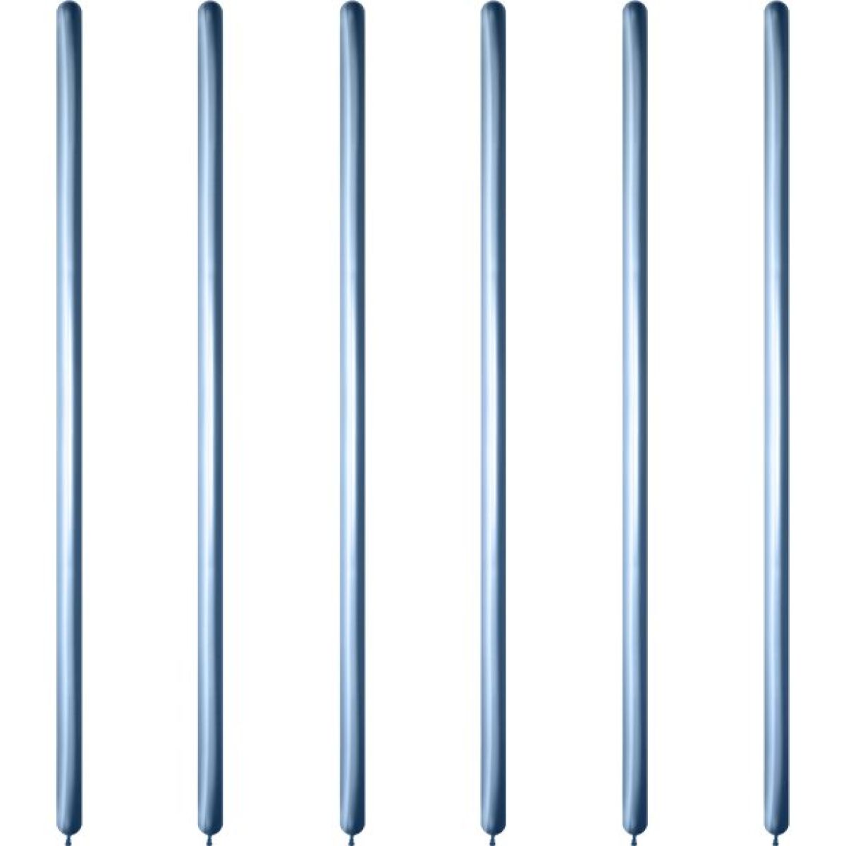 Blue Reflex Modelling Balloons - 260Q Latex