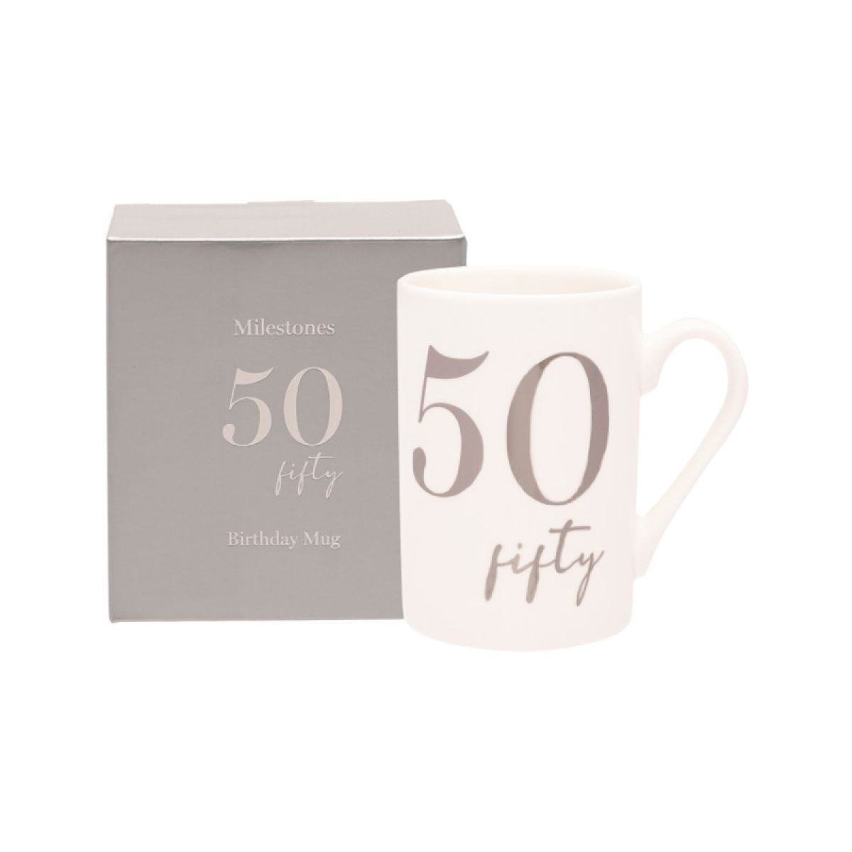 50th Birthday Ceramic Mug - 11oz