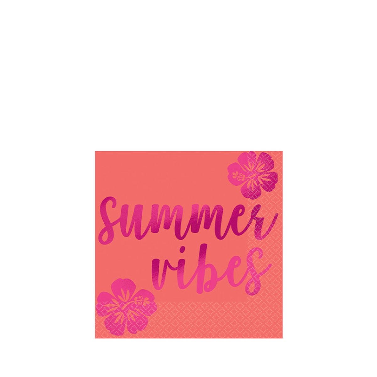 Aloha Summer Vibes Paper Napkins - 25cm (16pk)