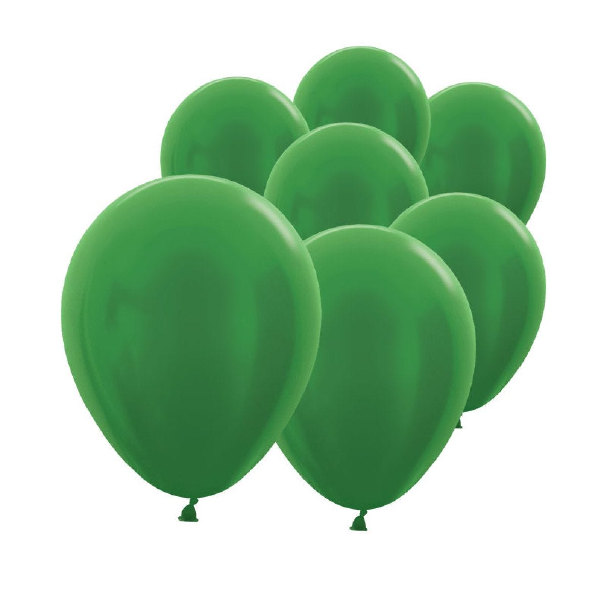 Green Metallic Mini Balloons - 5" Latex (100pk)