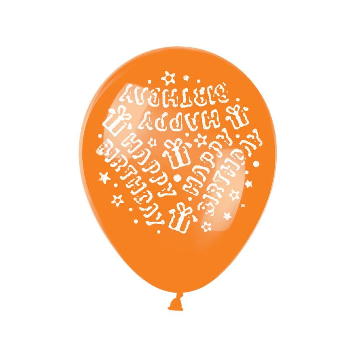 Multi Happy Birthday Balloons (Balloons) (10pk)