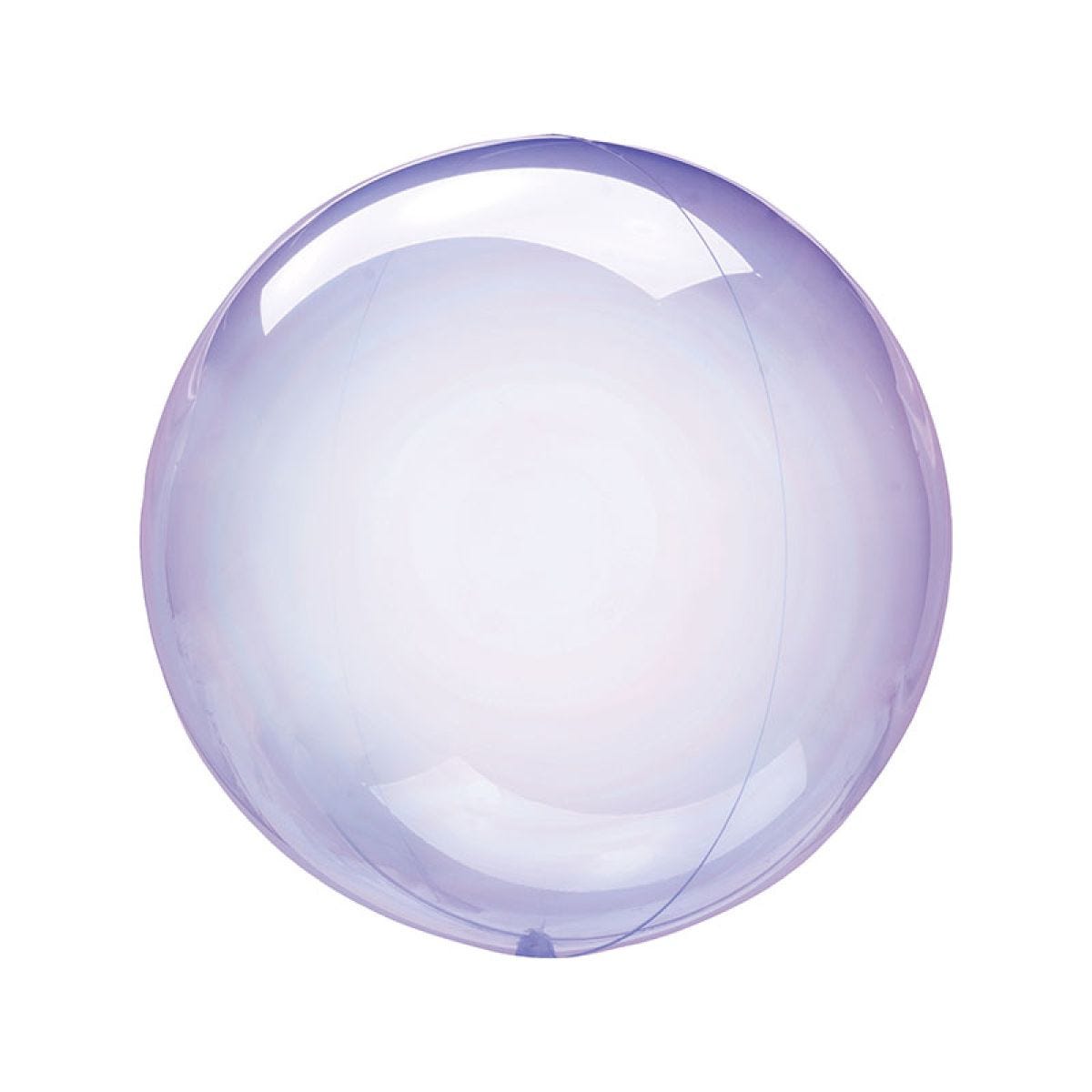 Crystal Clearz Purple Balloon - 18"