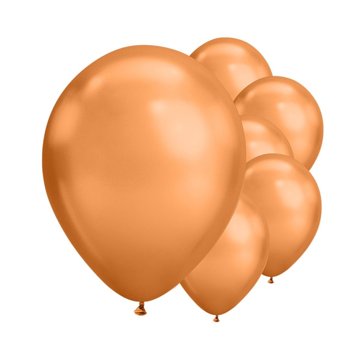 Chrome Copper Balloons - 11" Latex