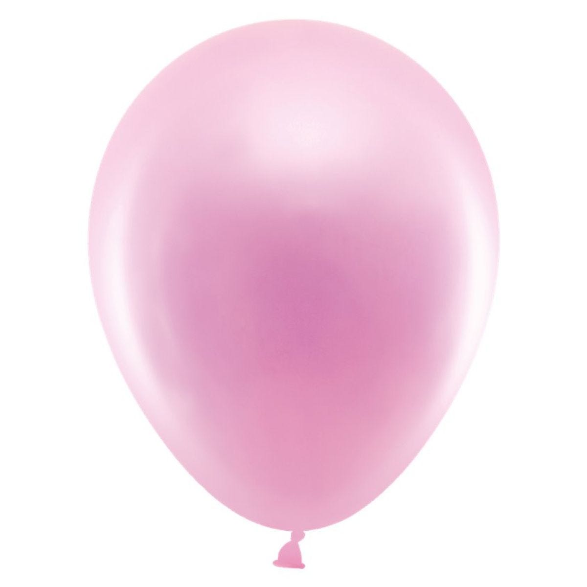 Light Pink Metallic Balloons - 12" Latex (10pk)