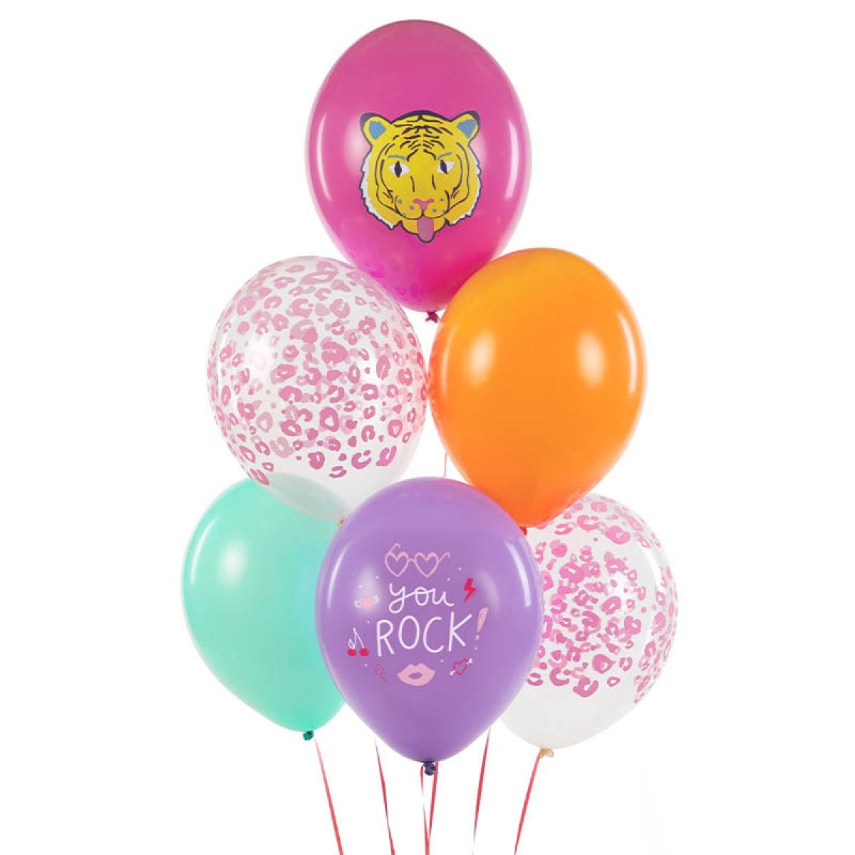 You Rock Printed Balloons - 12" Latex (6pk)