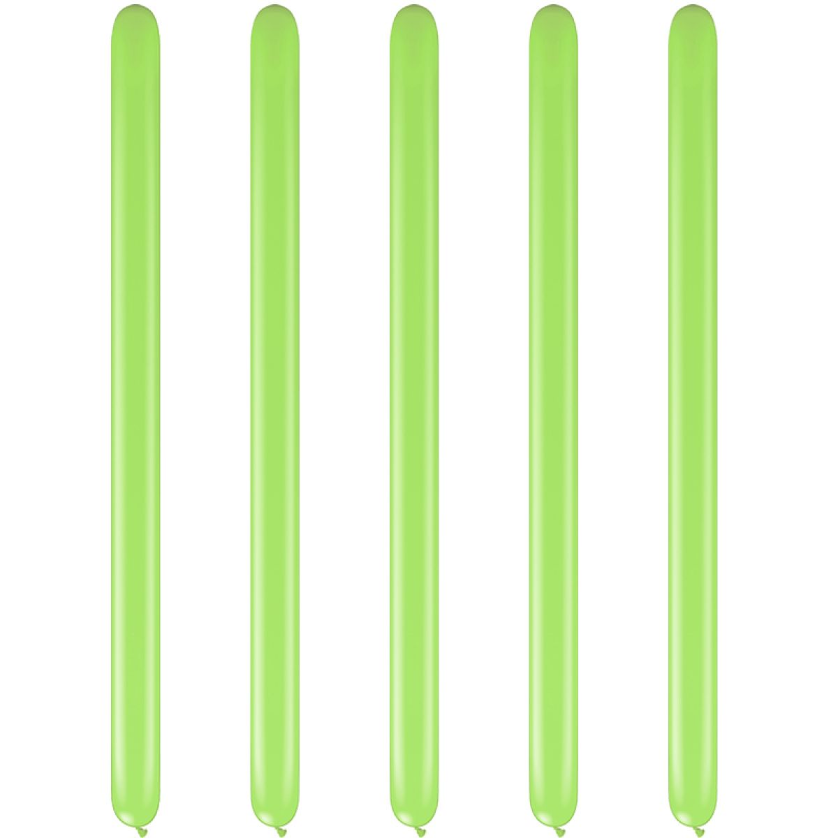 Lime Green Modelling Balloons - 260Q Latex