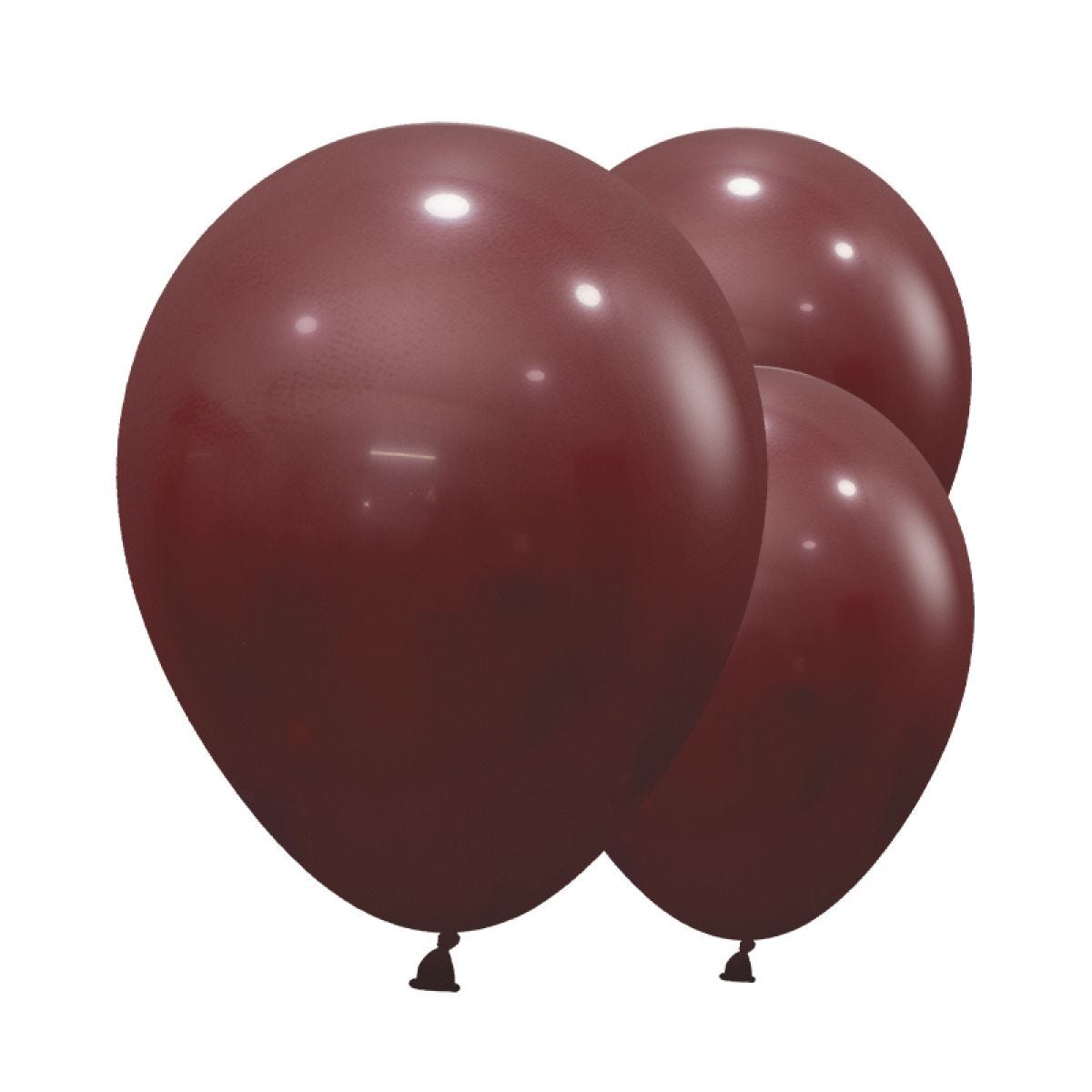 Fashion Burgundy Balloons - 18" Latex (25pk)