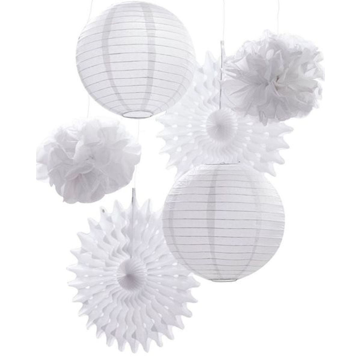 Beautiful Botanics White Mixed Hanging Decorations