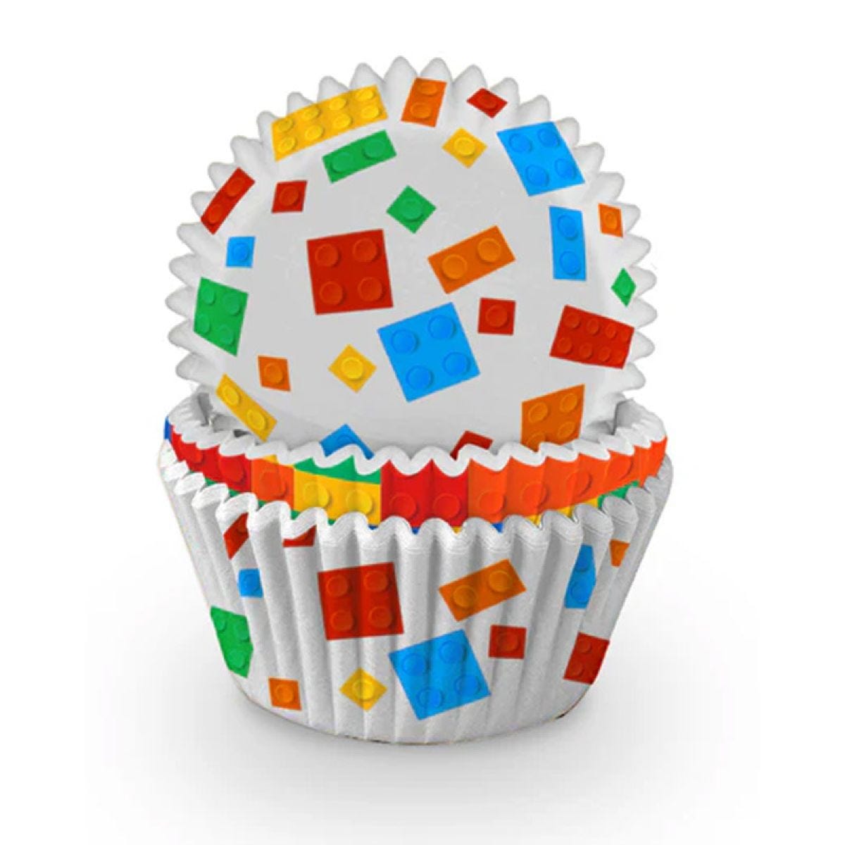 Building Blocks Cupcake Cases (12pk)