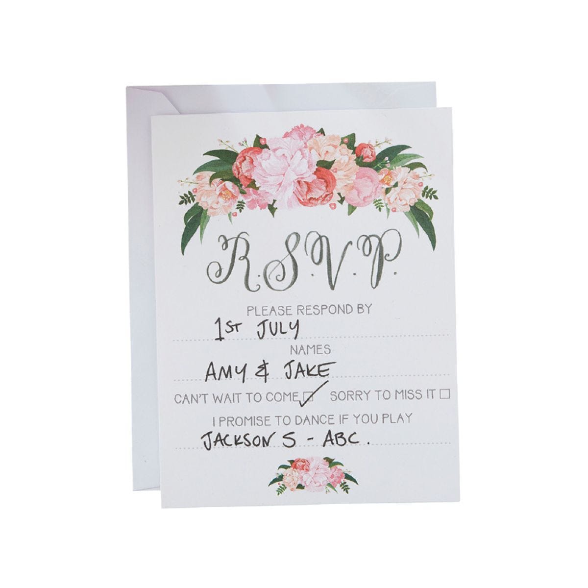 Boho Wedding RSVP Cards