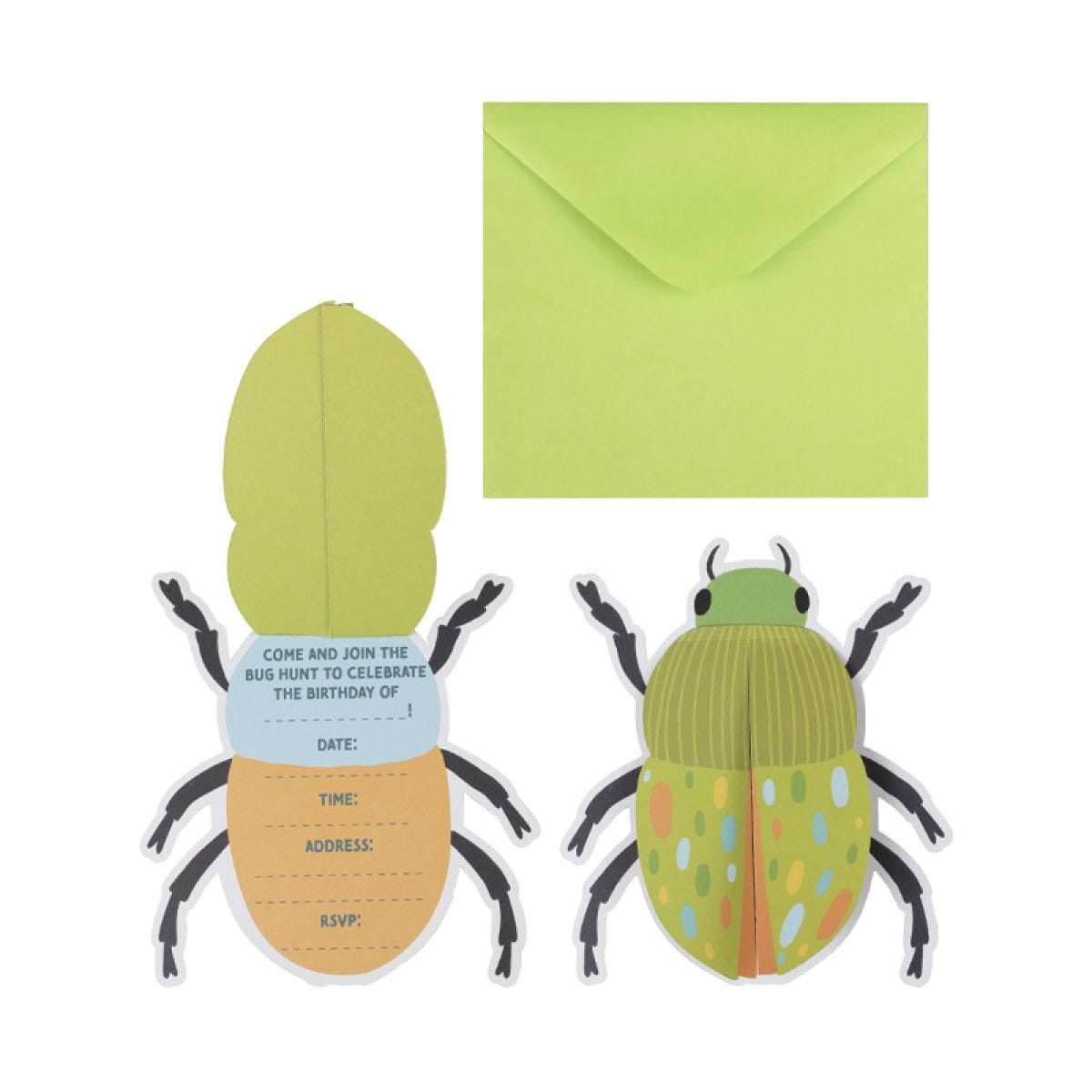 Bugging Out Invitations (5pk)