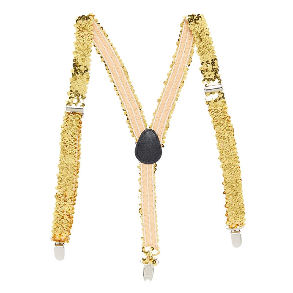 Gold Sequin Braces