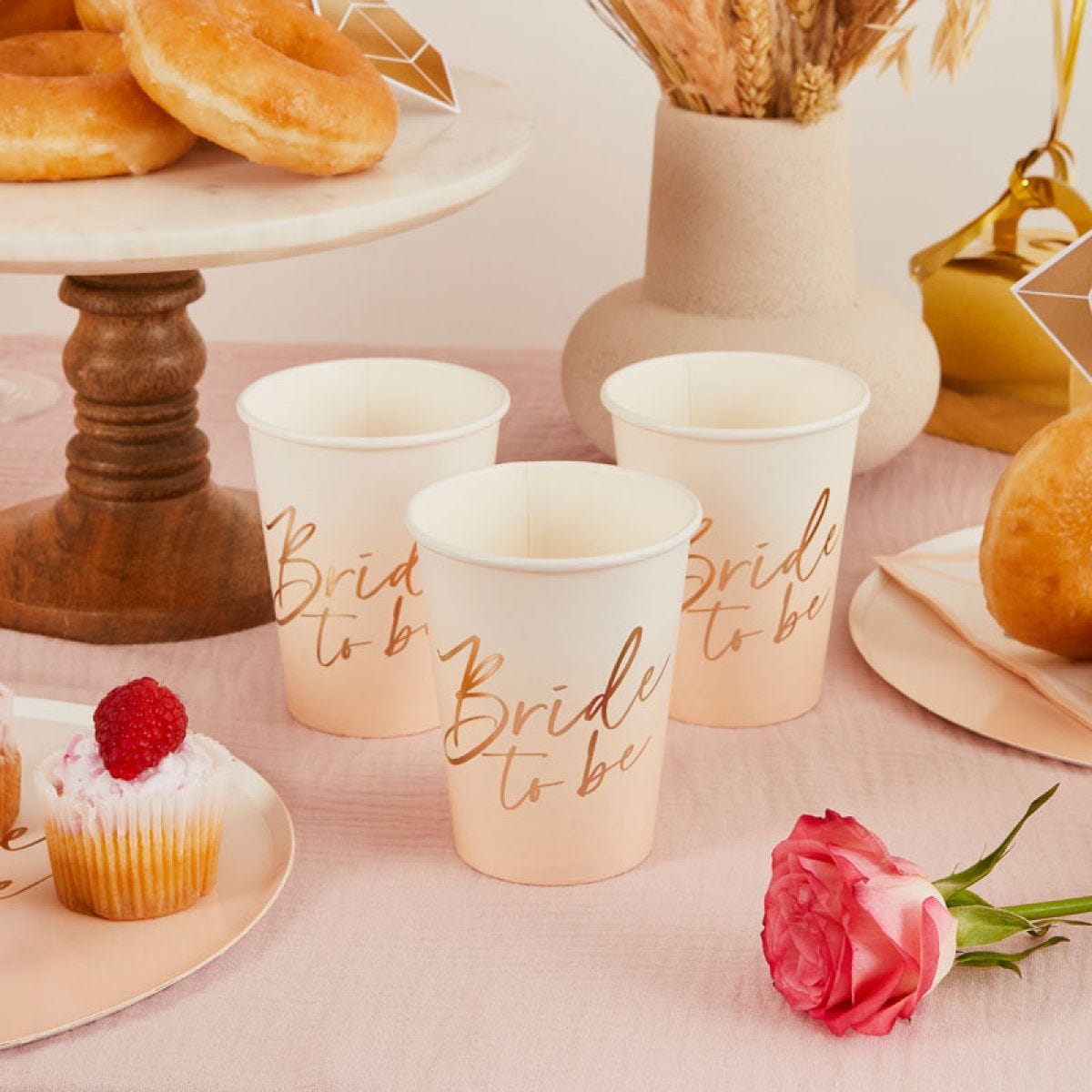 Bride to Be Paper Cups