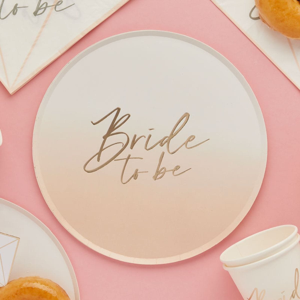 Bride to Be Paper Plates