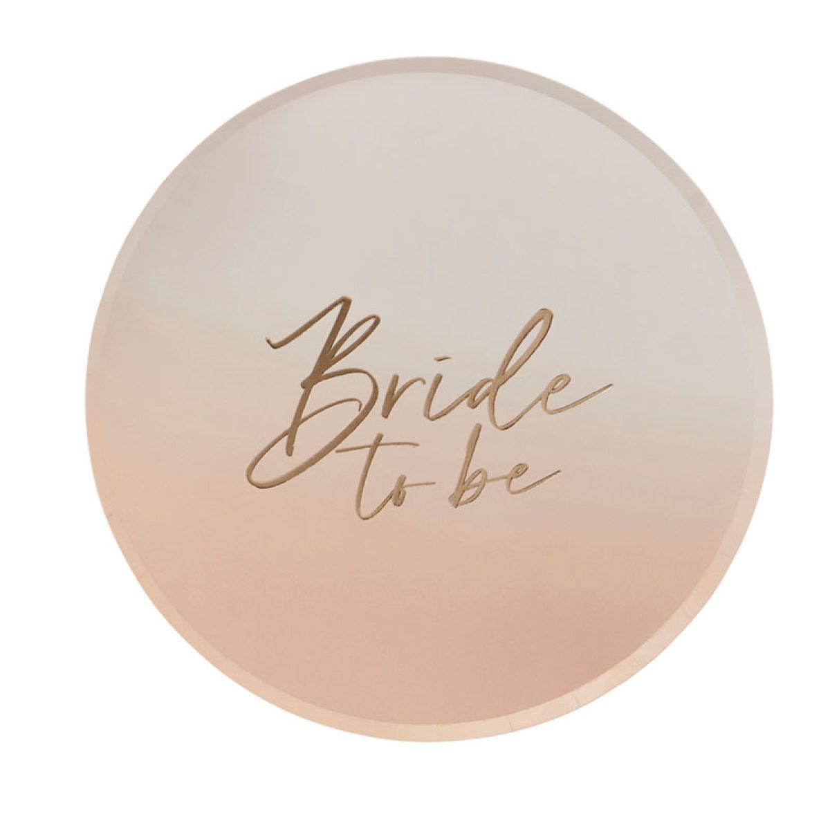 Bride to Be Paper Plates