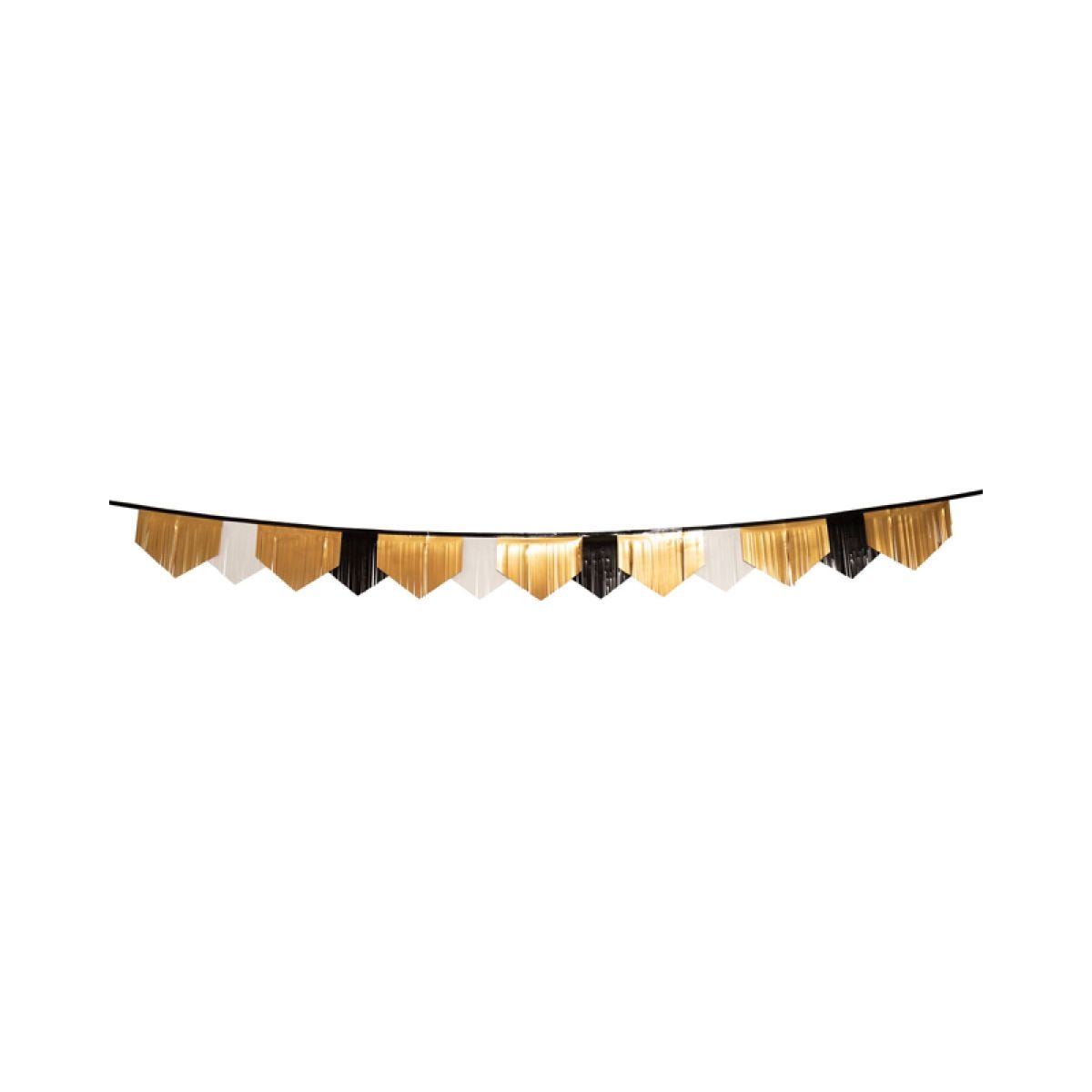 Fringe Gold, Black & White Bunting