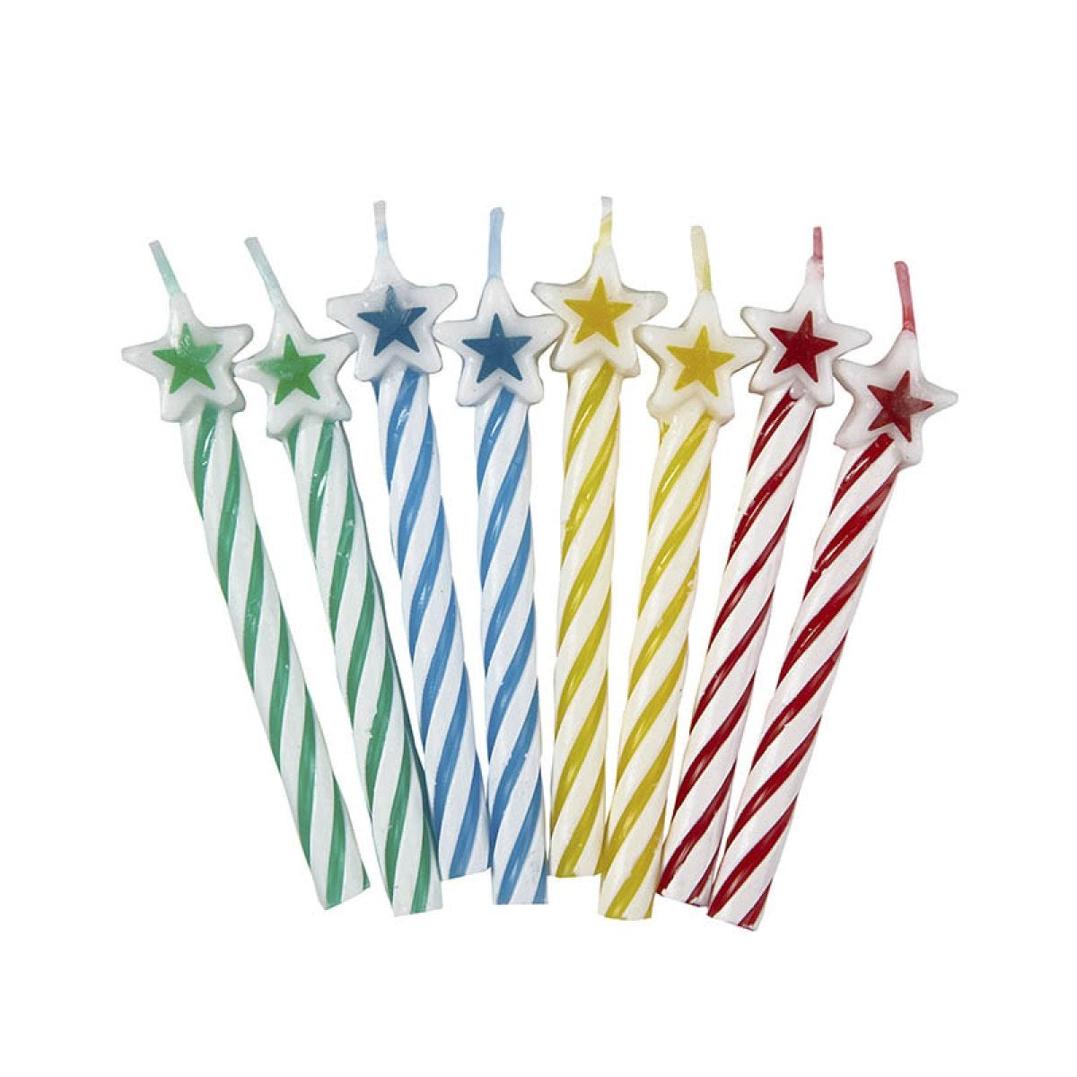 Multicolour Candles with Star