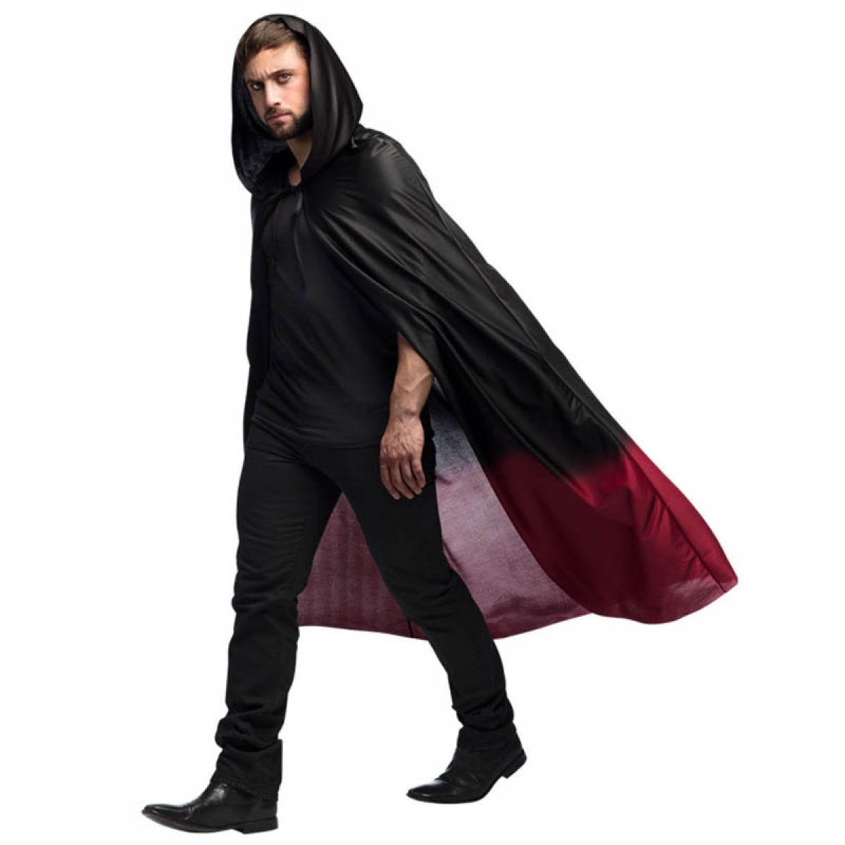 Black & Red Cape - 170cm