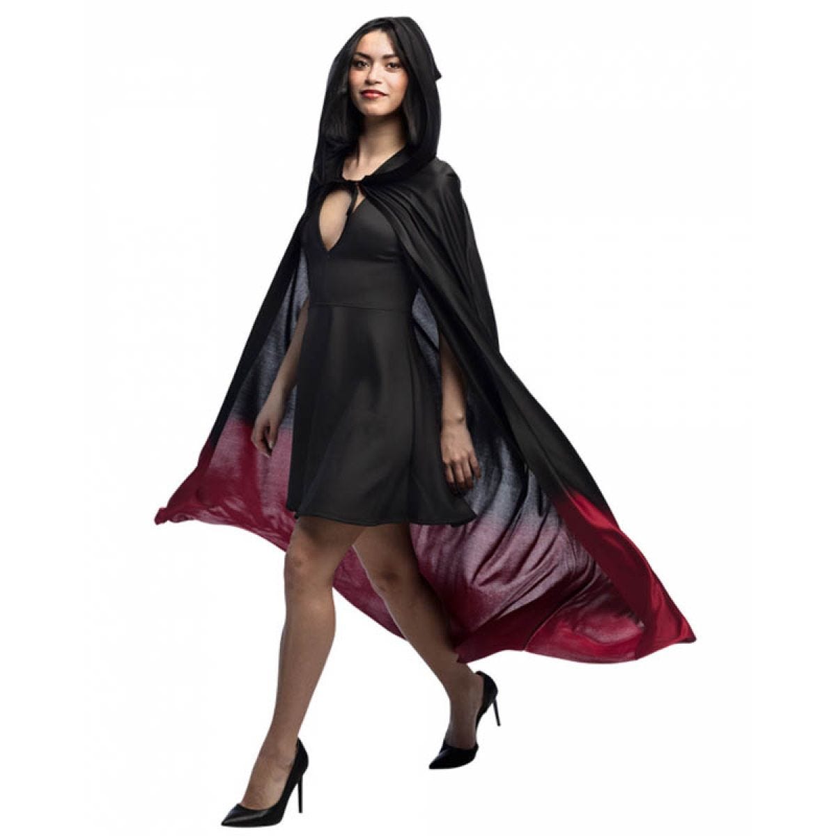 Black & Red Cape - 170cm