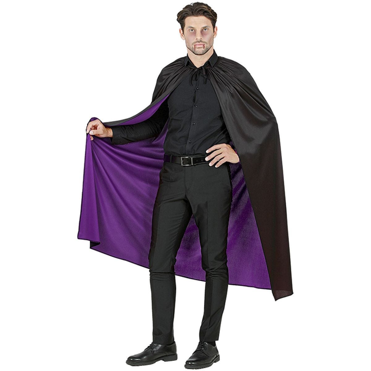 Black/Purple Reversible Cape
