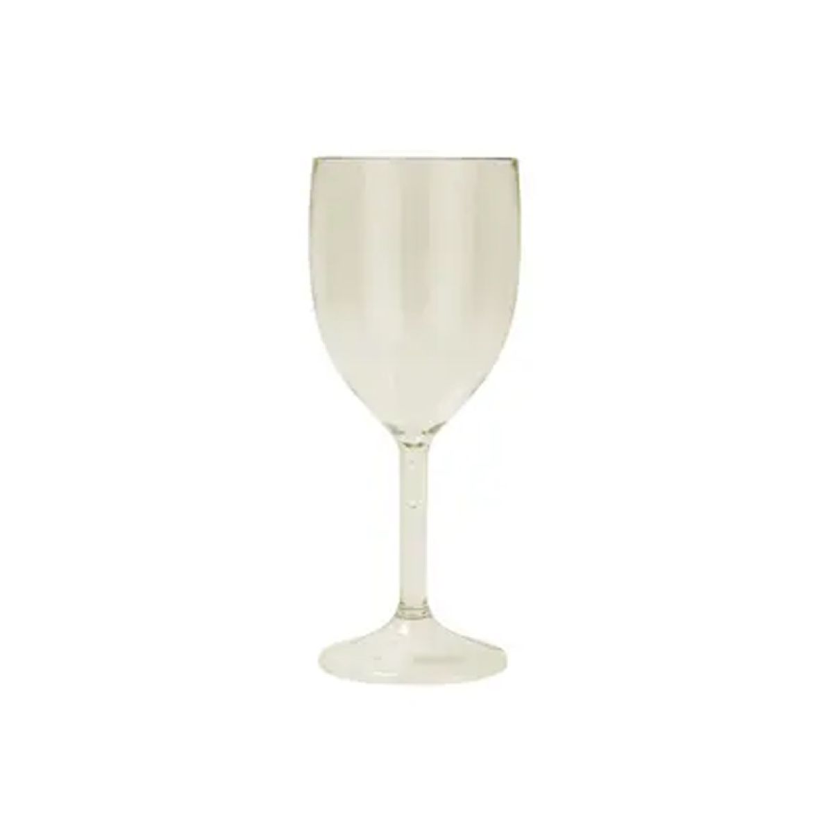 Gold Reuseable Plastic Wine Glasses (2pk)