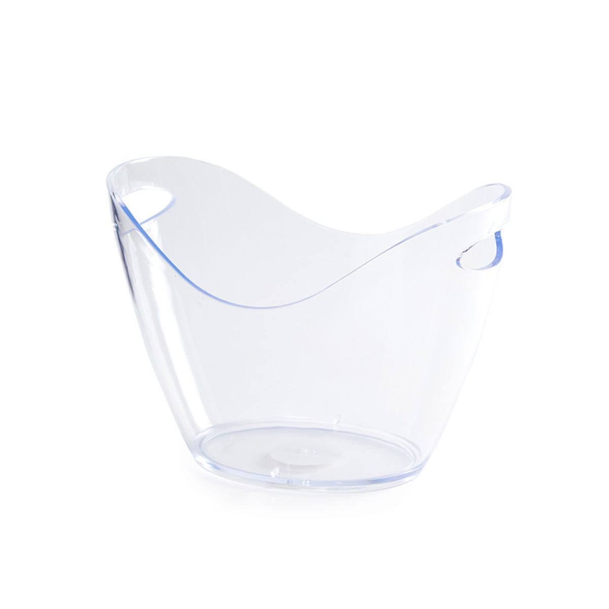 Clear Ice Bucket 4 Litre - 27cm x 20cm x 20cm