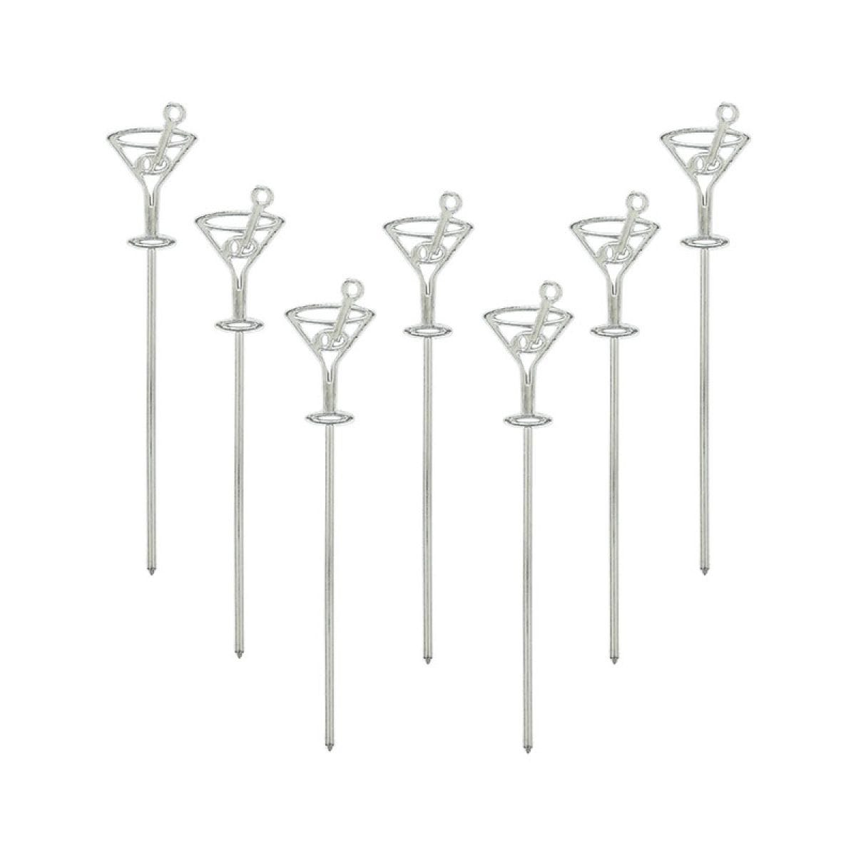 Silver Cocktail Picks - 10cm (50pk)