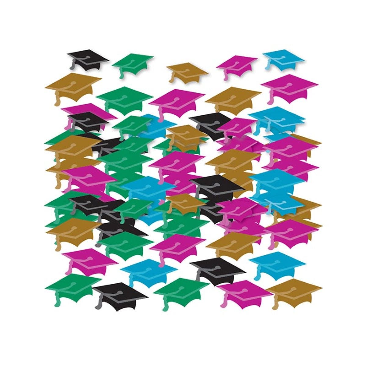 Graduation Cap Assorted Confetti (14g)