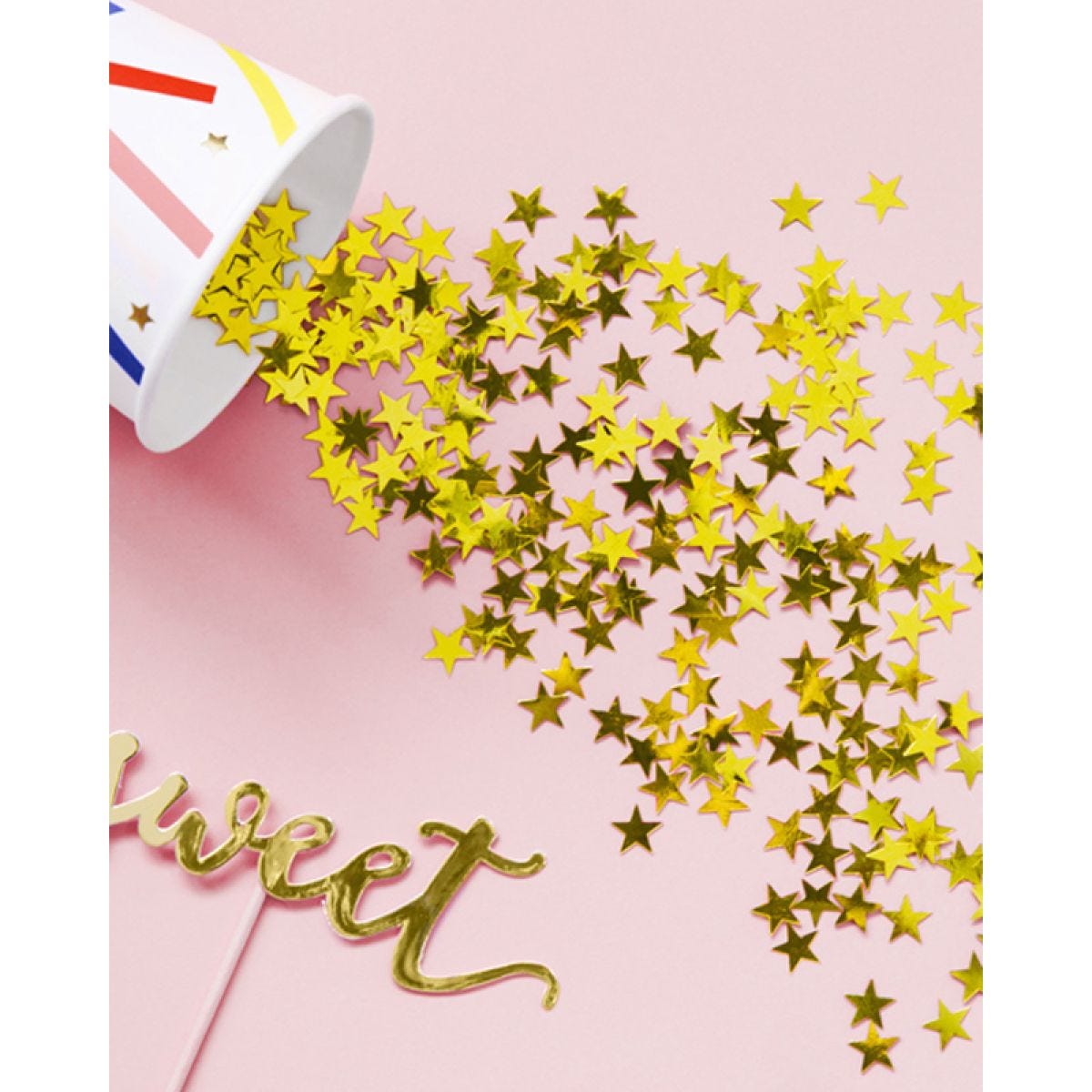 Gold Confetti Stars (30g)