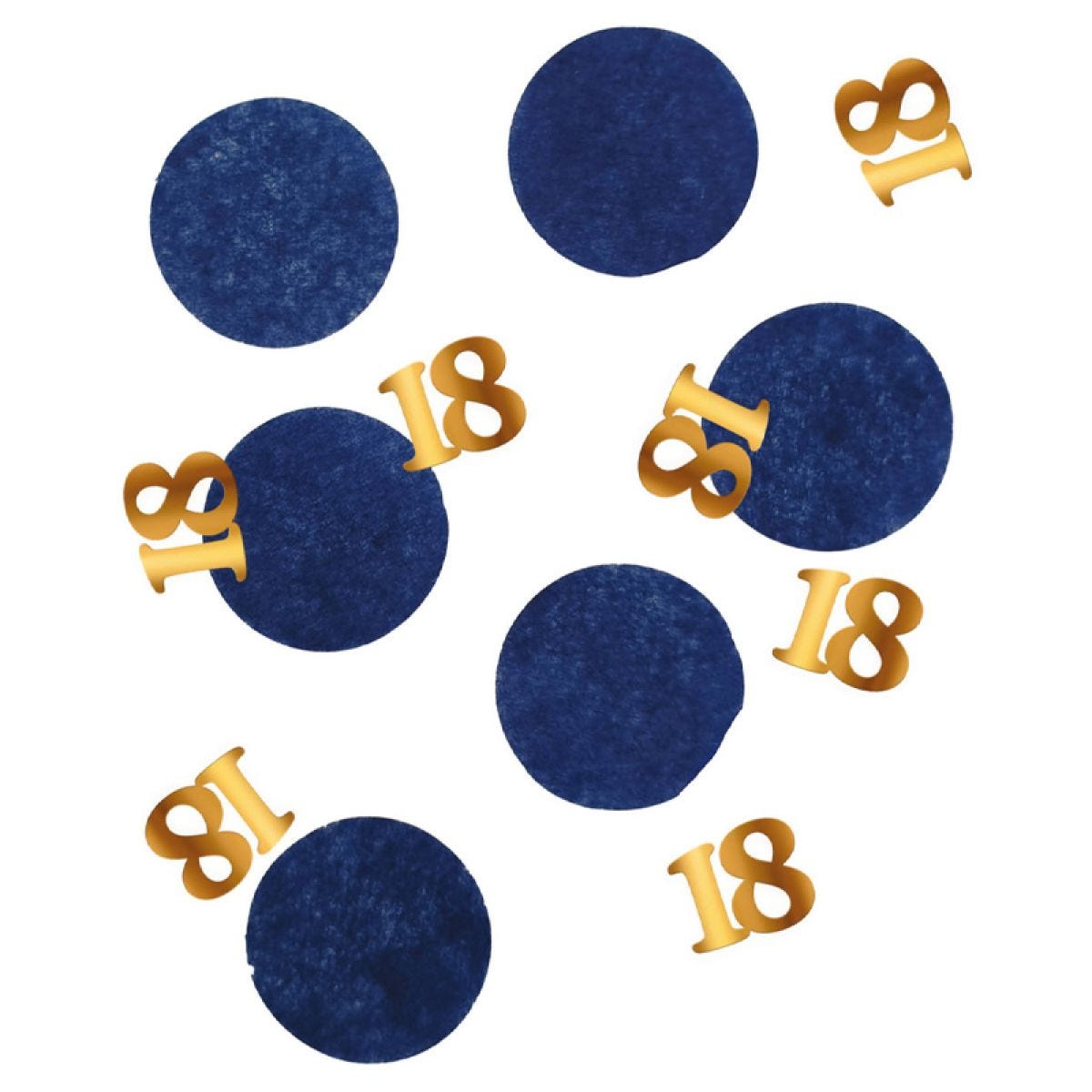 Navy & Gold 18 Confetti (25g)