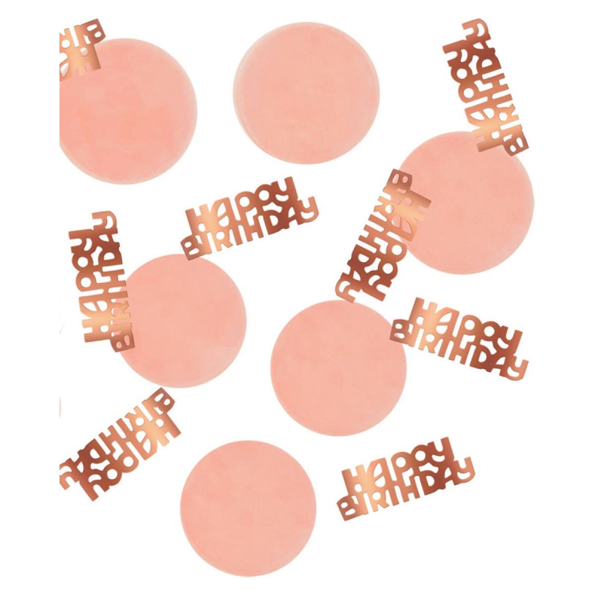 Pink & Rose Gold Happy Birthday Confetti (25g)