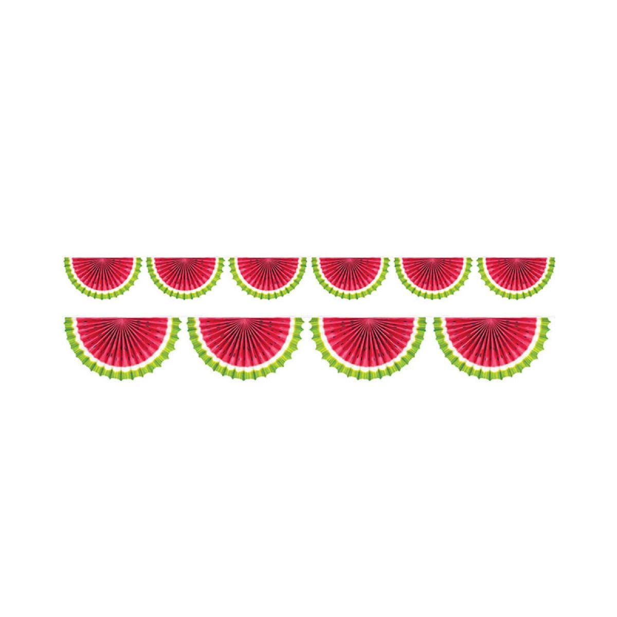 Watermelon Paper Bunting - 2m
