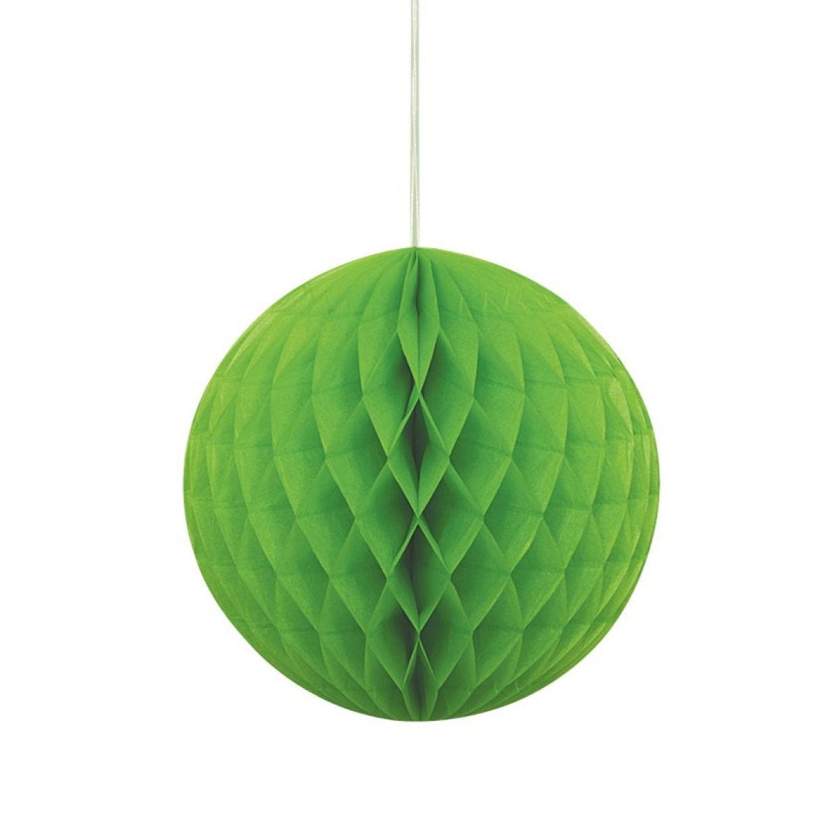 Lime Green Honeycomb Ball Decoration - 20cm