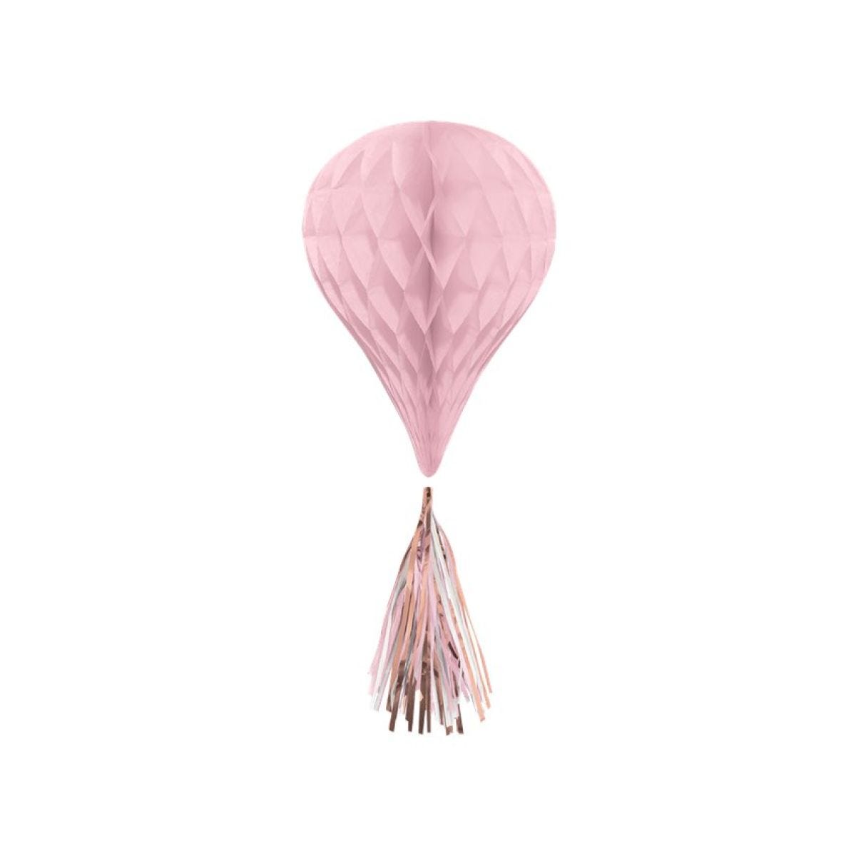 Rose Gold Blush Mini Honeycombs with Tassels - 30cm (3pk)