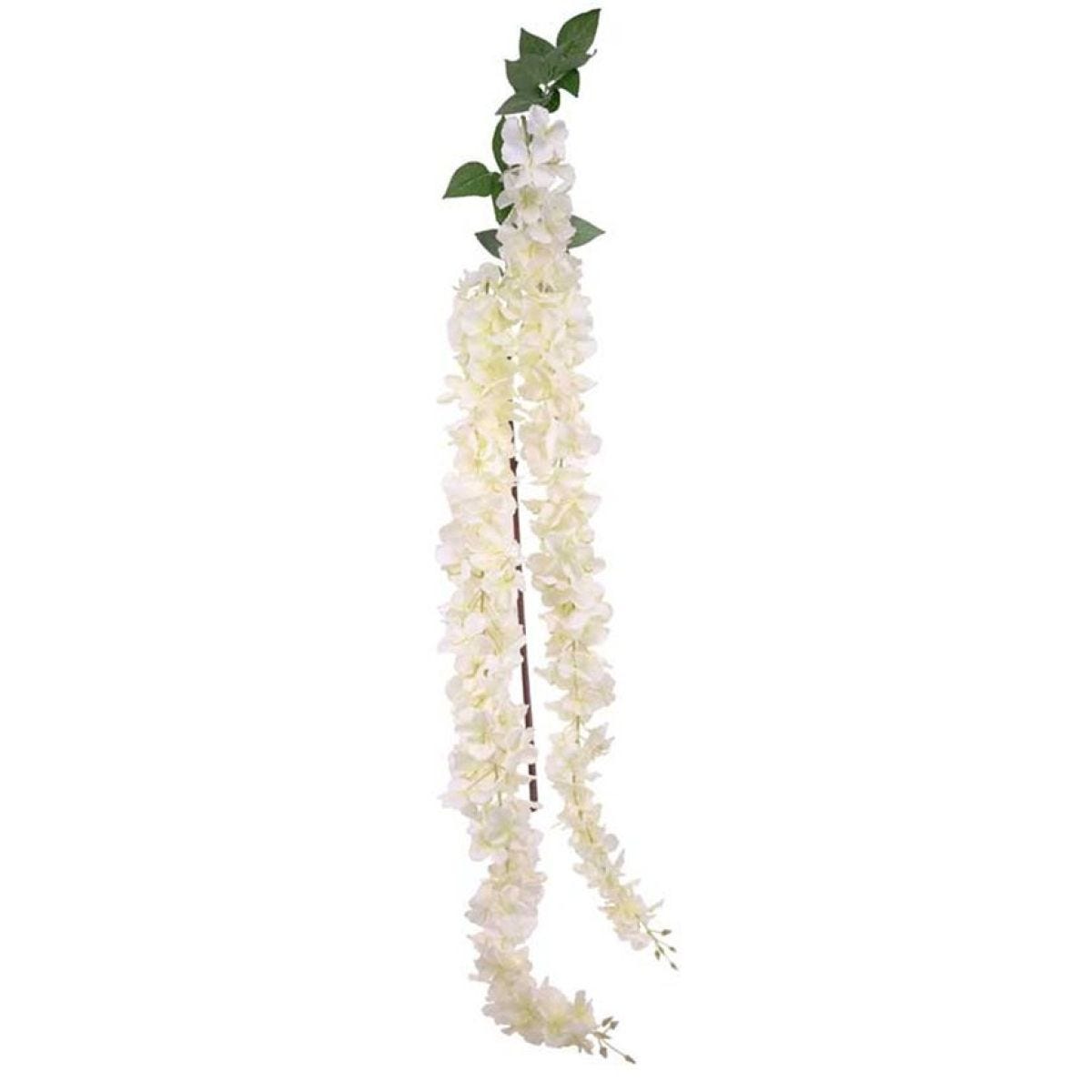 Cream Wisteria Decoration (2pk)