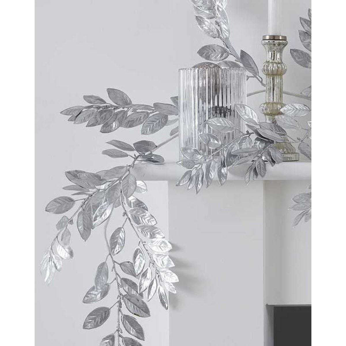 Silver Foliage Garland - 1.75m