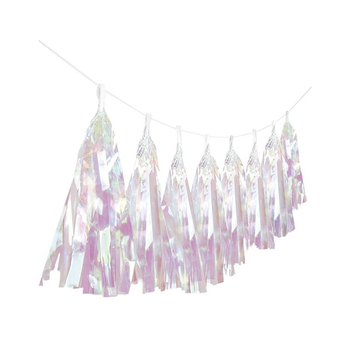 Iridescent Tassel Garland - 6m