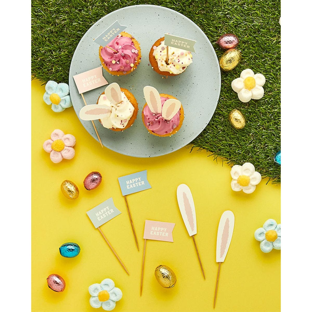 Easter Bunny Cake Toppers (12pk)