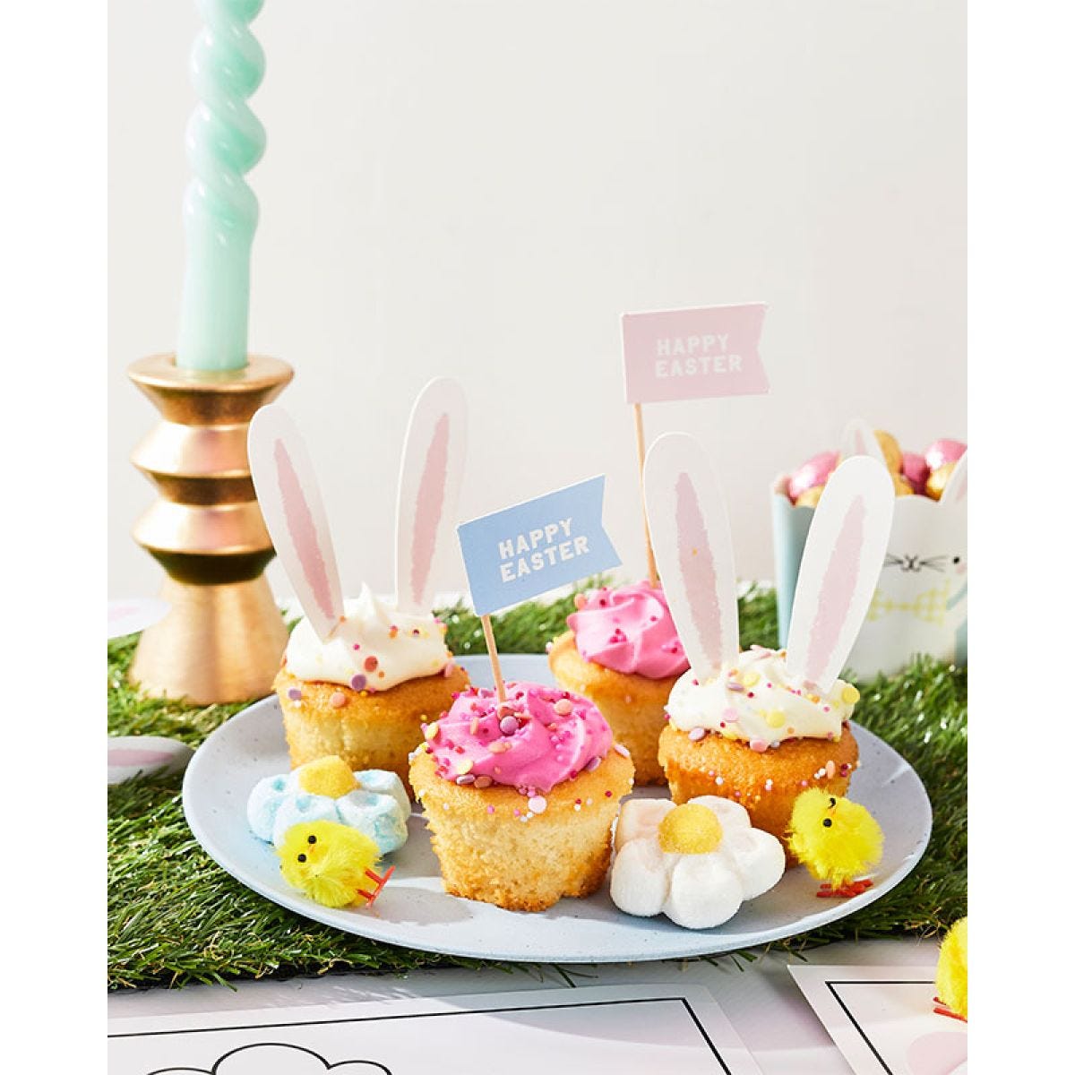 Easter Bunny Cake Toppers (12pk)