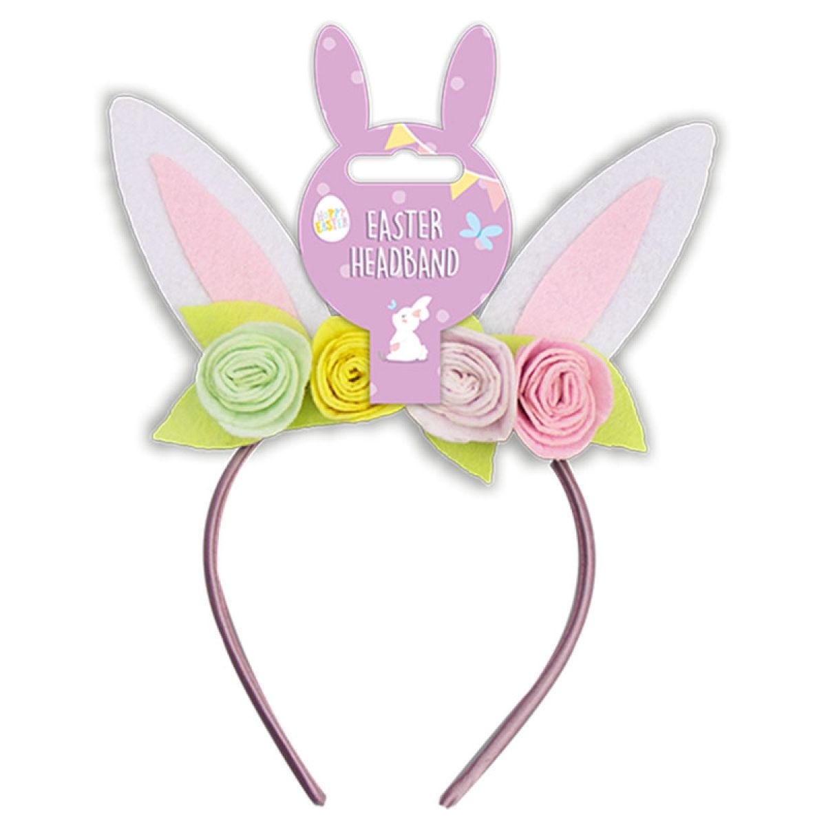 Bunny Ears Flower Headband