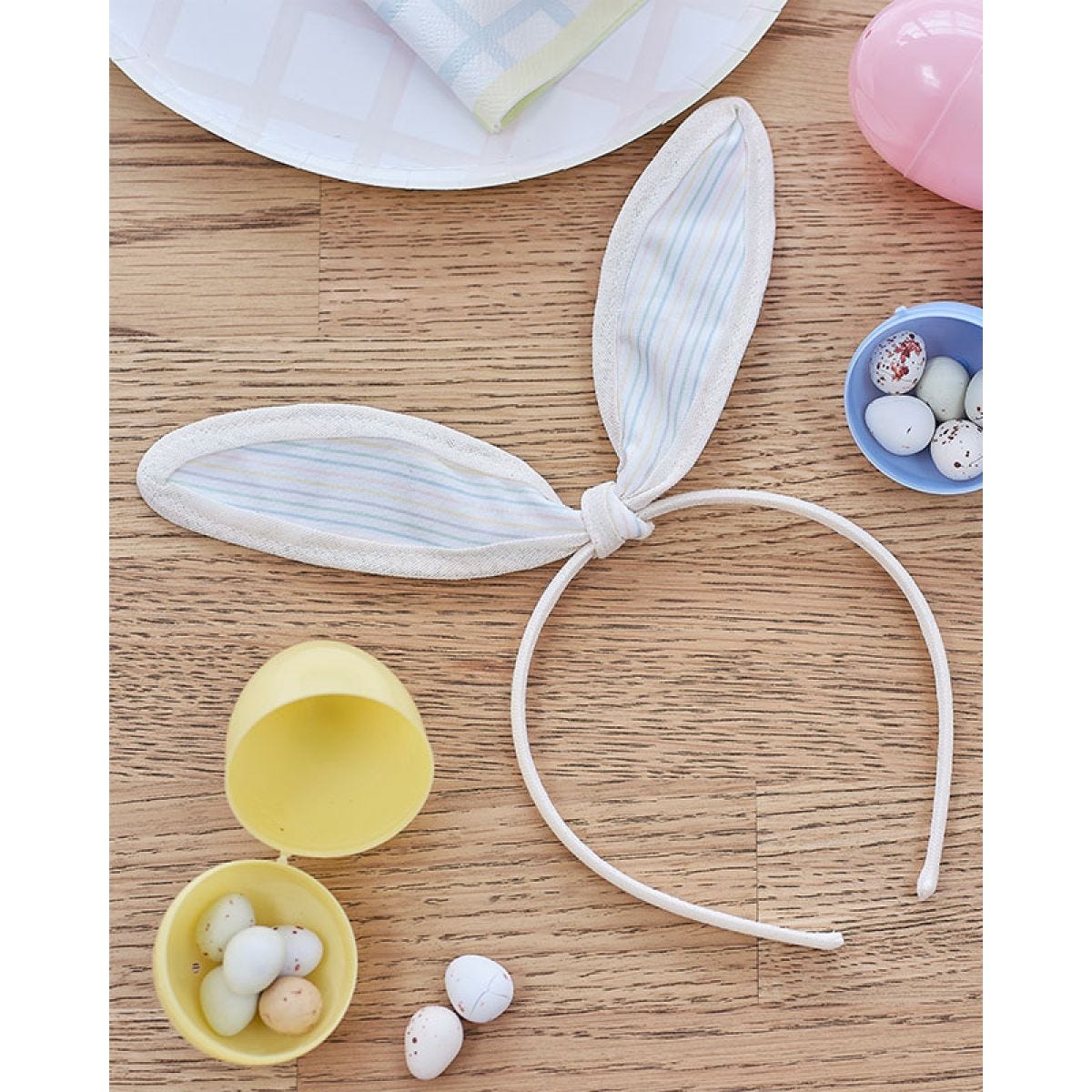 Fabric Bunny Ears Headband