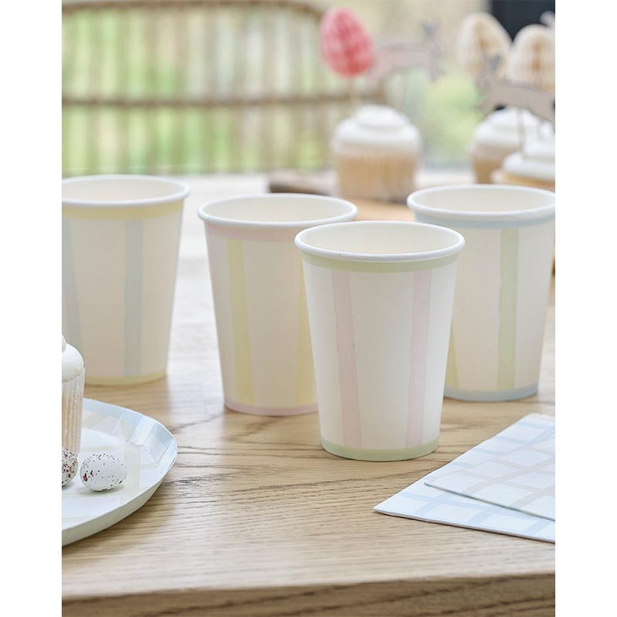 Easter Check Paper Cups (8pk)