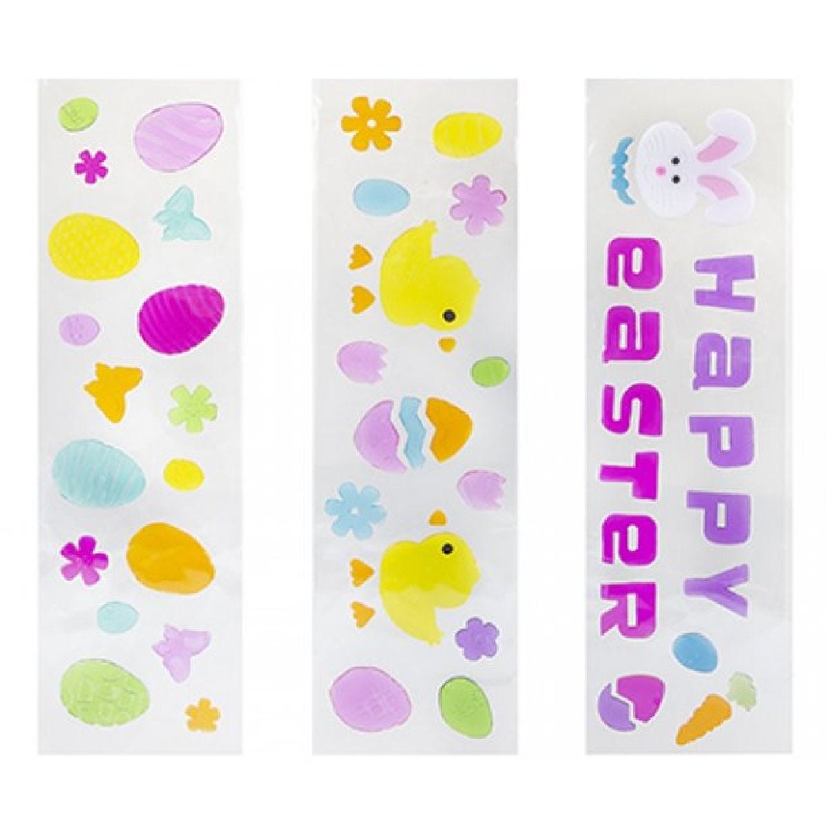 Easter Gel Window Stickers Assorted