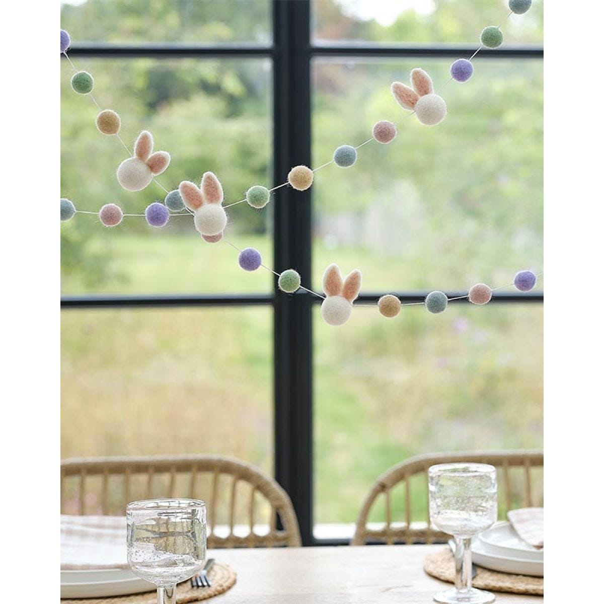 Easter Felt Ball Garland