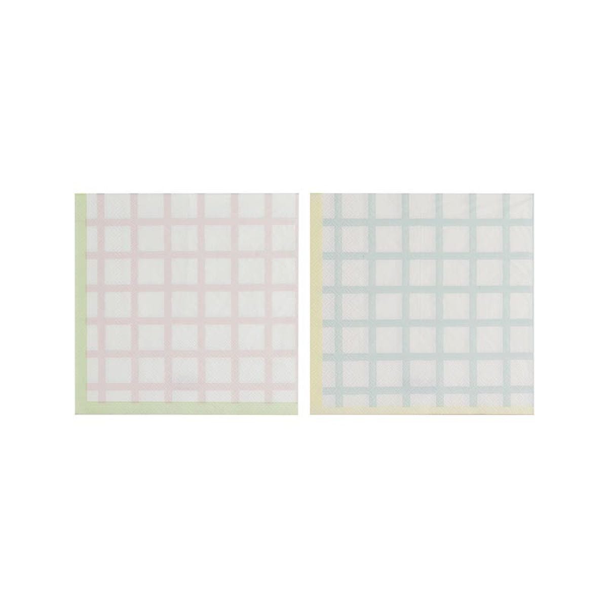 Easter Check Paper Napkins (16pk)