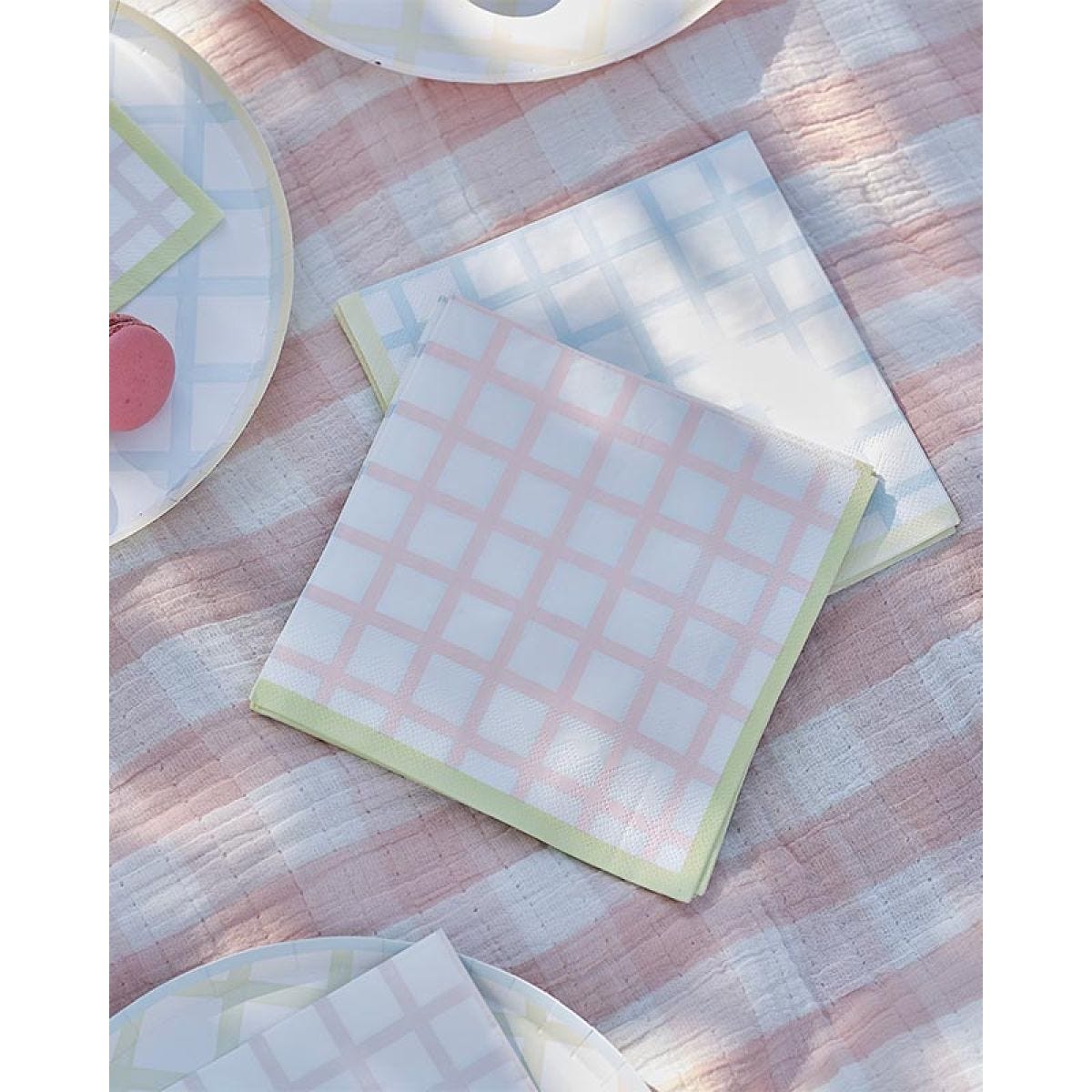Easter Check Paper Napkins (16pk)
