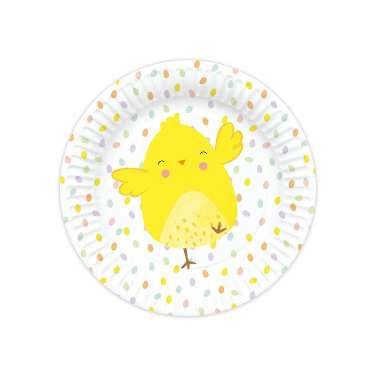 Easter Chick Paper Plates (8pk)