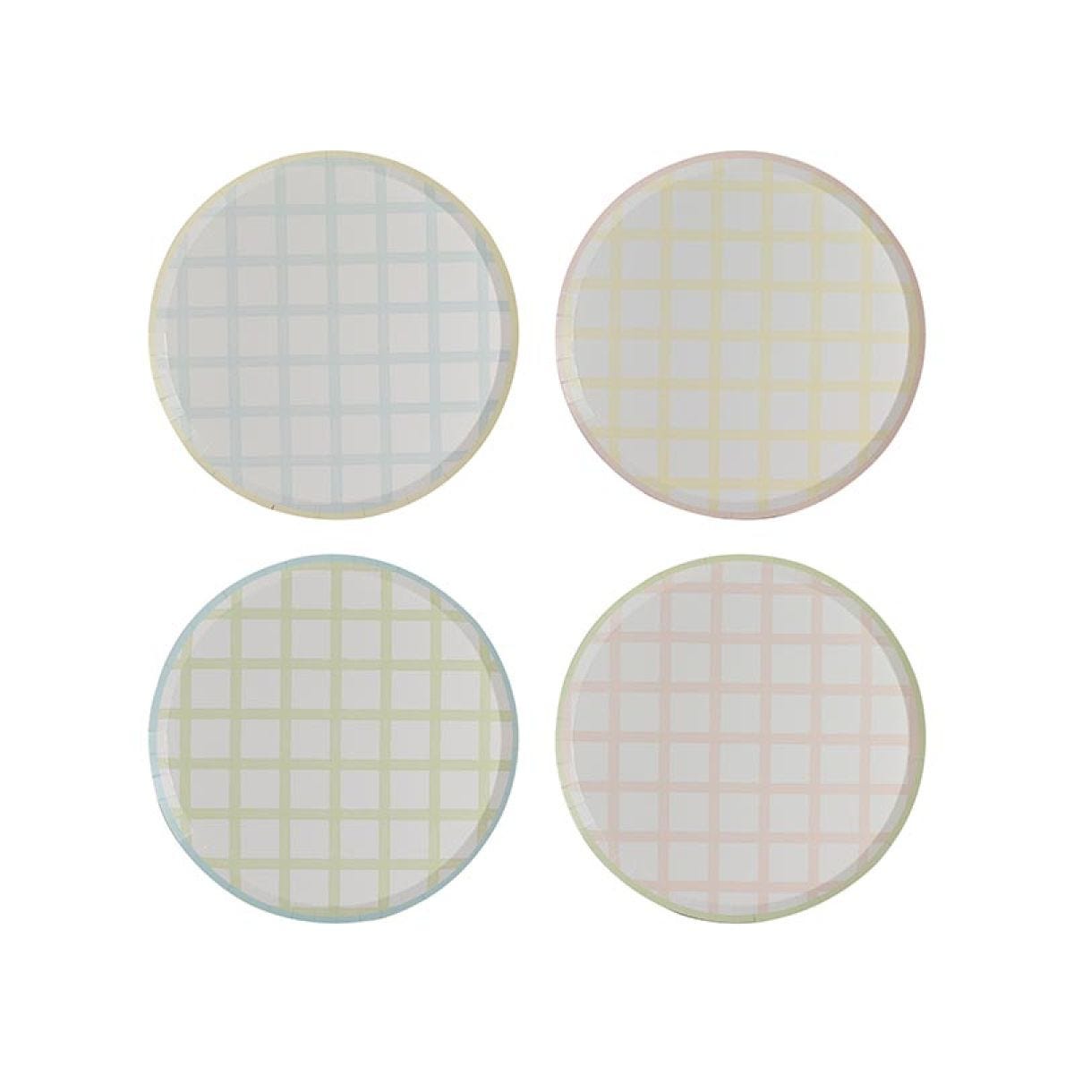 Easter Check Paper Plates (8pk)
