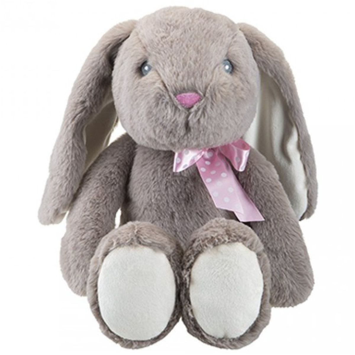 Sitting Floppy Grey Pippin Bunny Rabbit - 30cm