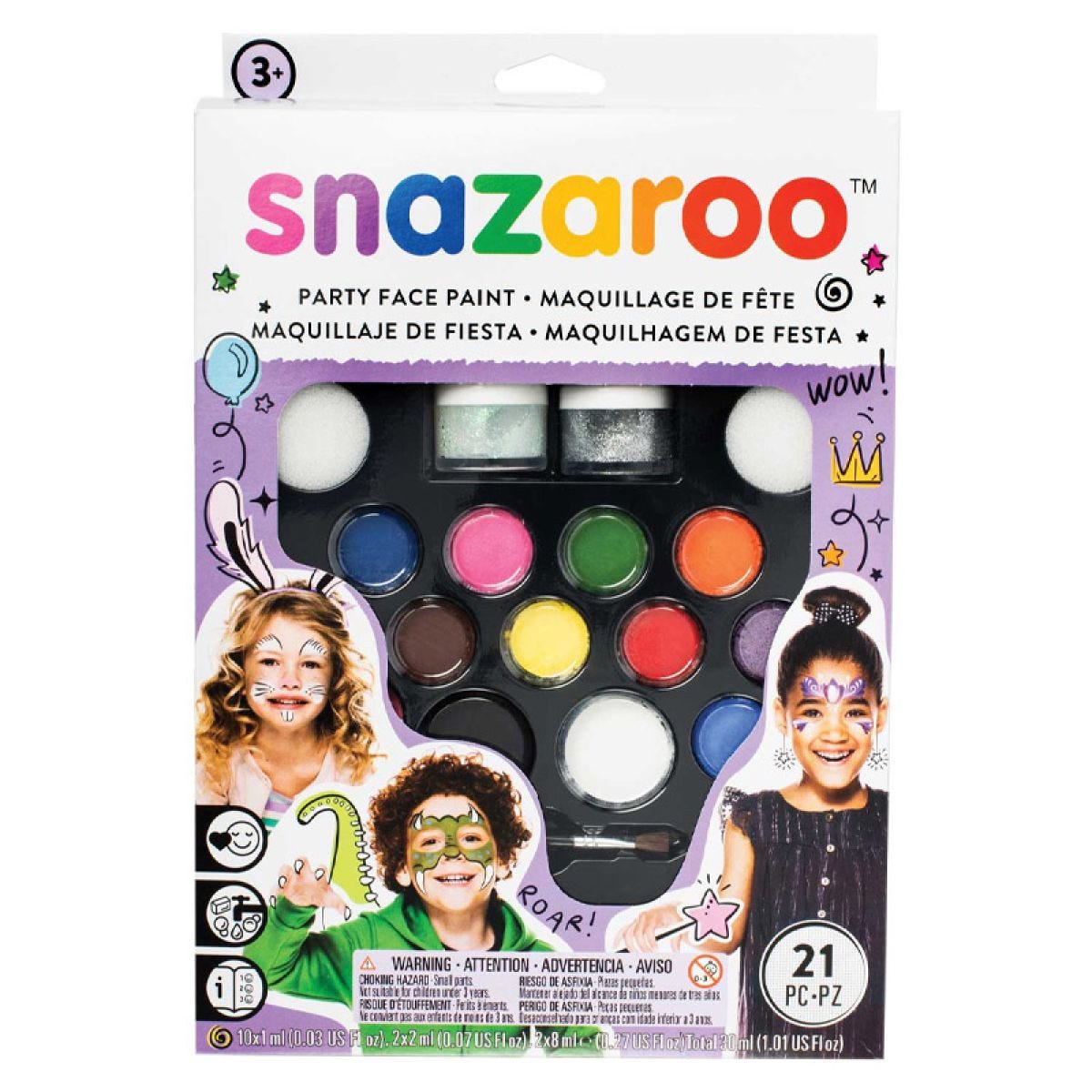 Snazaroo Party Face Paint Kit - 50 Faces